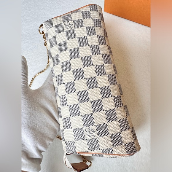 ✨ᴿᵃʳᵉ✨LOUIS VUITTON Eva Clutch Damier Azur - Picture 6 of 17
